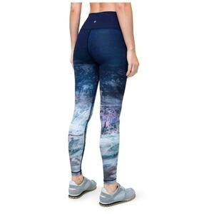Lululemon Wunder Under High Rise Panorama Patterned